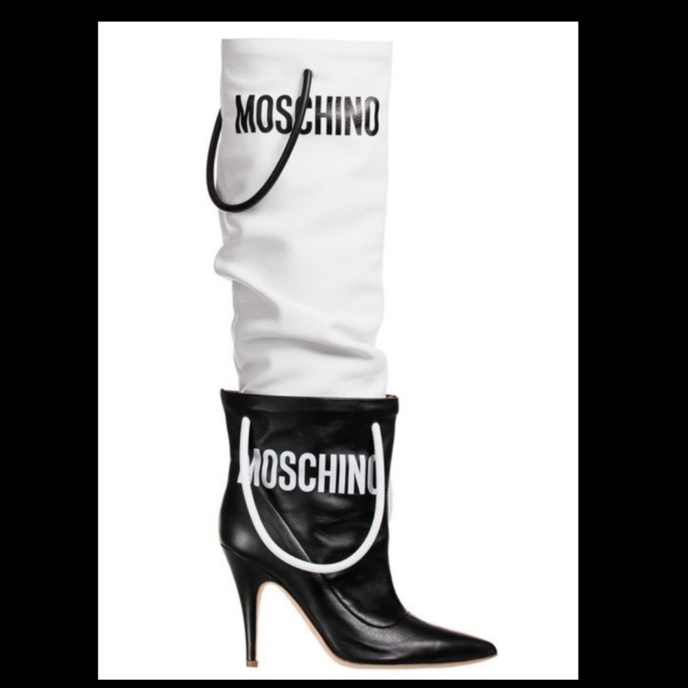 NIB Moschino Boots Authentic Rare